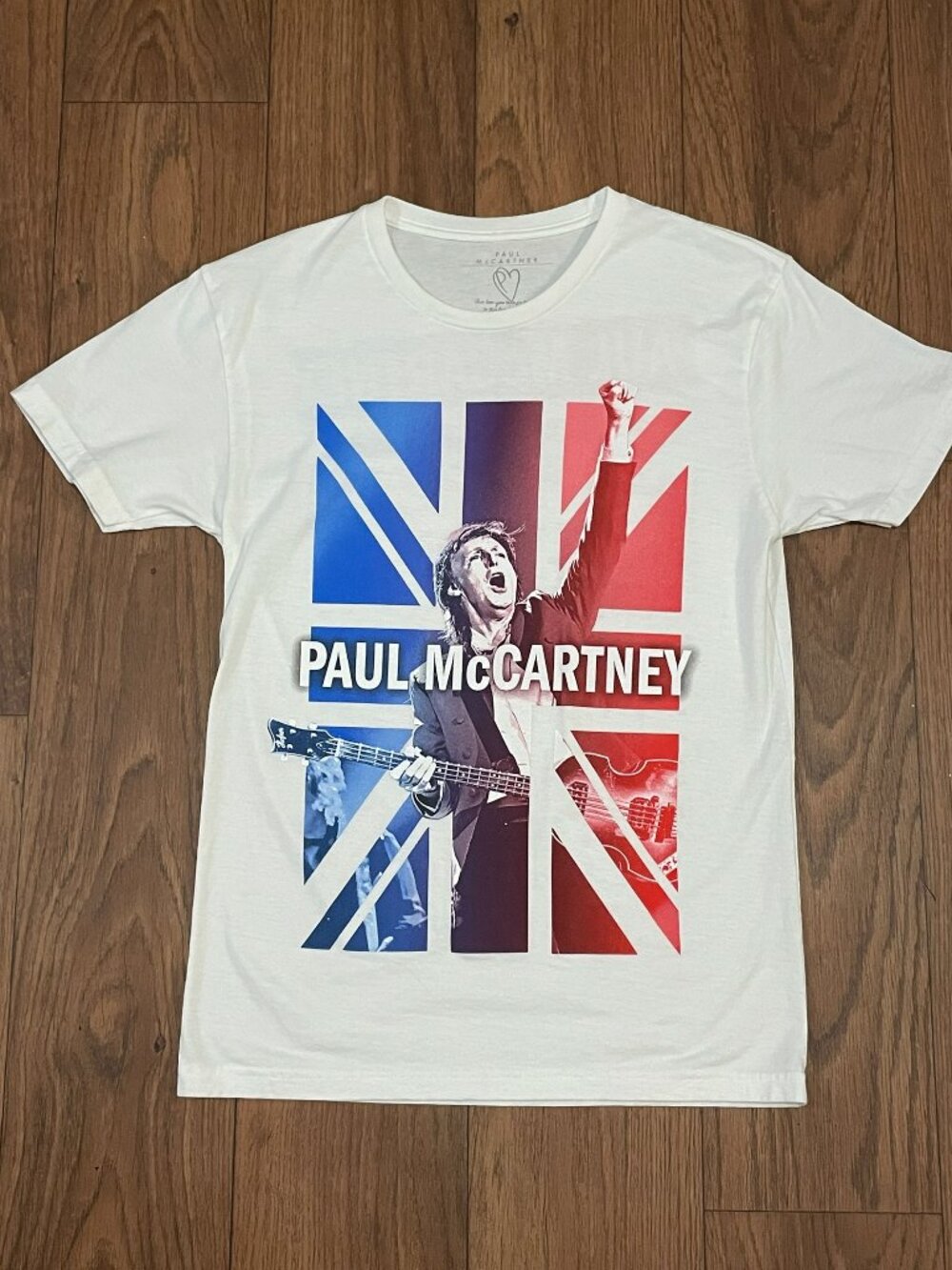 Paul McCartney One on One 2016 Tour T-Shirt Union Jack Graphic Size S